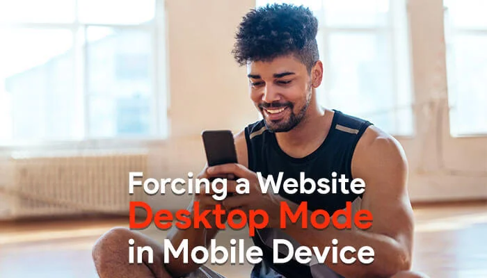 Forcing a website to display in only desktop mode